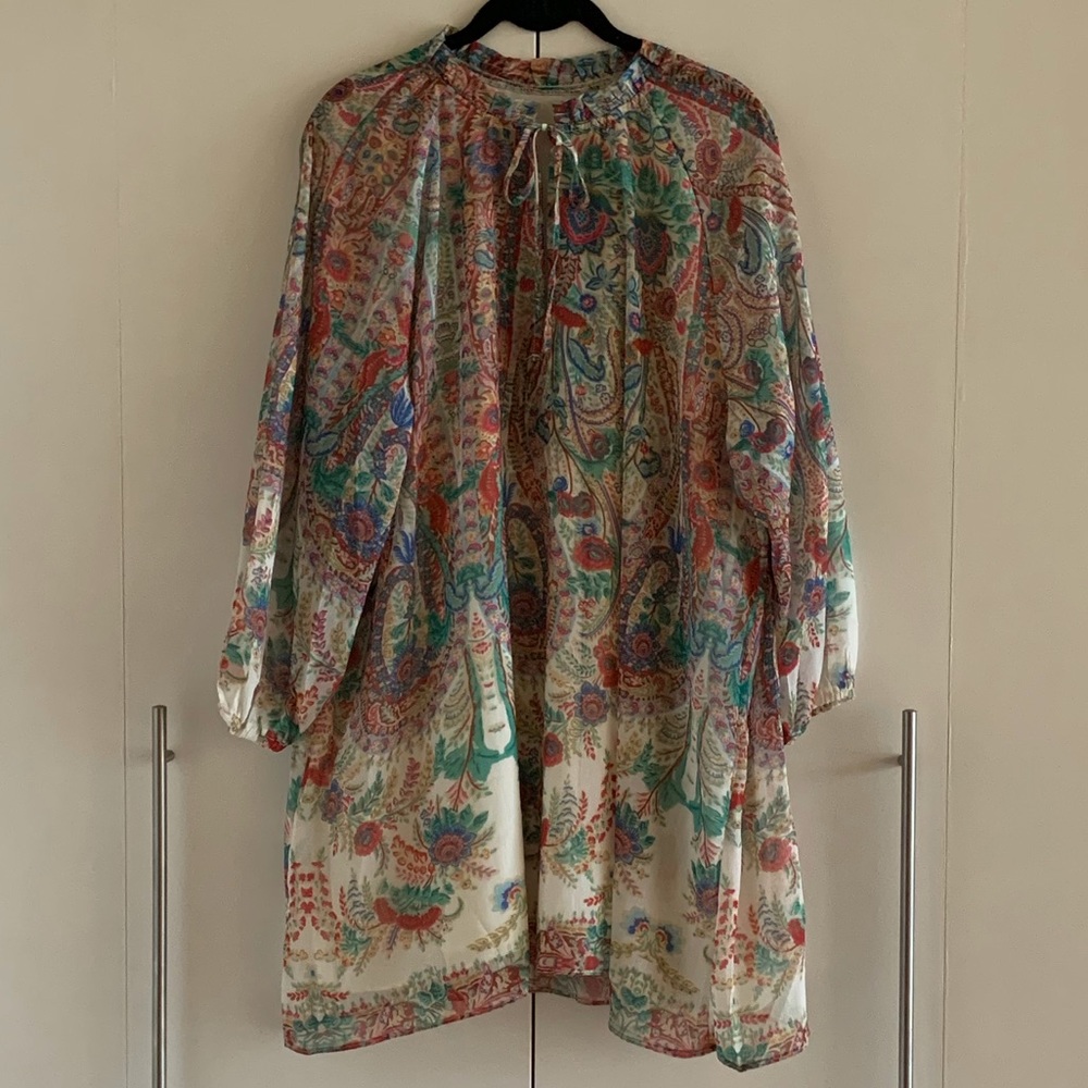 SHEIN Printed Tunic Short Dress